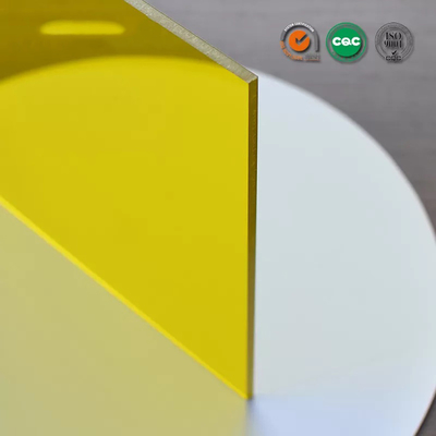 Tagliare materiale arrotolato antinebbia colorato trasparente del PVC dello strato acrilico di ESD