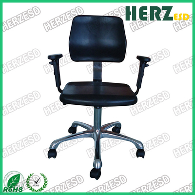 L'unità di elaborazione industriale regolabile della sedia dell'officina ESD spuma sedia del lavoratore di ESD con il bracciolo