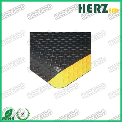Matera anti-affaticamento Matera di gomma ESD gialla e nera con PVC / schiuma EPDM / materiale di gomma