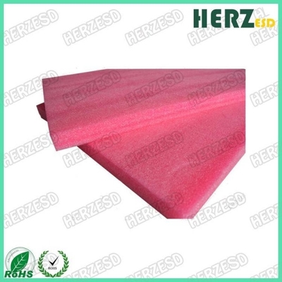 Schiuma statica rosa materiale di EPE anti, densità rosa 20kg/M3 della schiuma di ESD per l'isolamento termico