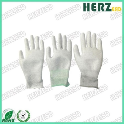 I guanti di nylon della mano del guanto ESD di ESD sorgono la resistività 1x106-8/Cm per il trattamento delle componenti elettroniche