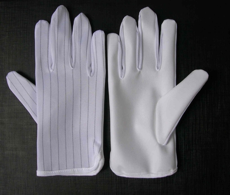 Anti guanti statici della mano del cotone ESD per ispezione di sicurezza di elettronica