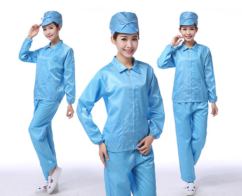 ESD Cleanroom Smock Jumpsuit Uniforme Abbigliamento da lavoro Labcoat Protective Coverall Antistatic Lab Coats ESD Suit Abbigliamento da lavoro