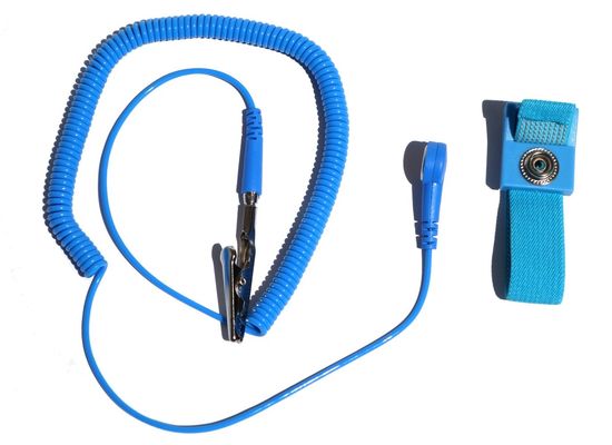 Fascia anti-statica per polso in gel di silice con tempo di dissipazione di 0,1 S