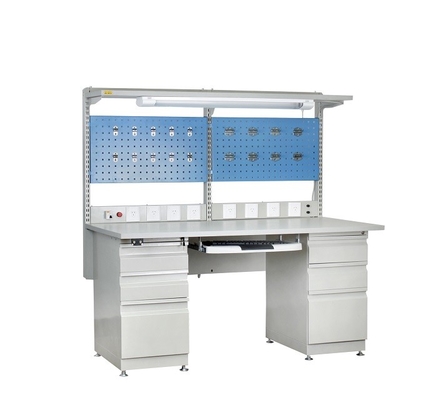 Linea di produzione di assemblaggio ESD banco di lavoro Tavolo di laboratorio industriale