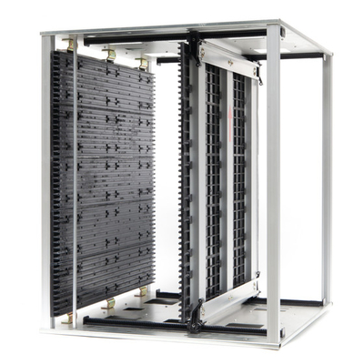 Anti-statico SMT PCB Magazine Rack ESD Magazine Rack Base metallica