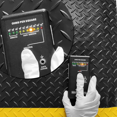 Gomma ESD gialla e nera con PVC / schiuma EPDM / materiale di gomma