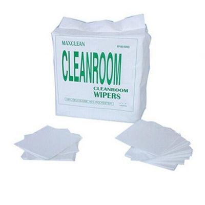 Lint Free SMT Cleanroom Wiper 100% Polyester Laser Cut Microfiber Cleaning Cloth