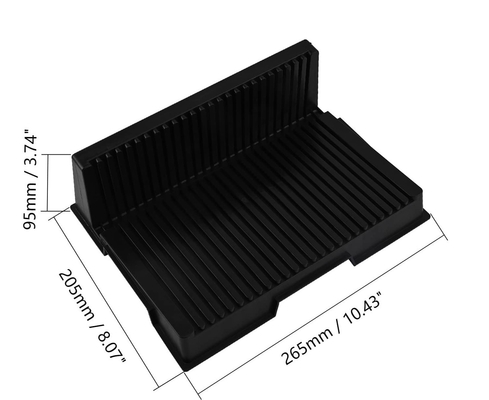 ESD Anti-statico Tipo L Superiore PCB di stoccaggio Circolazione ESD Rack di circolazione PCB vassoio ESD Mensola di stoccaggio Rack di giro