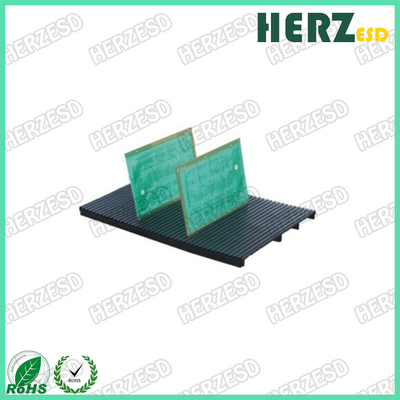ESD PCB Racks Plastic PCB Tray Anti-Static Black PCB Holder