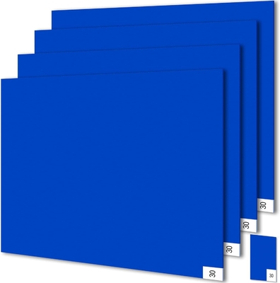 Matte appiccicose Pad appiccicose Adesivo 30 fogli / confezioni Matte blu per il pavimento in camera pulita Rimozione sporcizia per scarpe ospedaliere di laboratorio