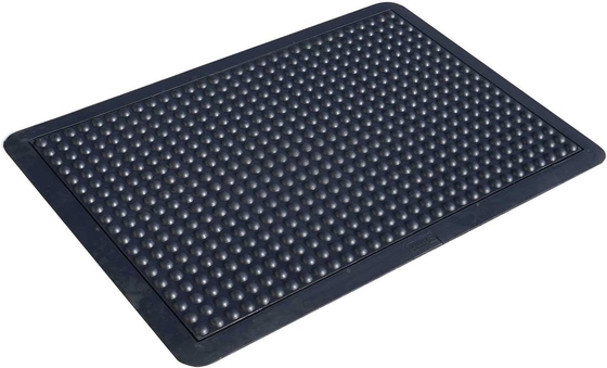 Matera nera anti-affaticamento ESD di gomma industriale Matera anti-affaticamento per pavimenti per laboratori Matera anti-slip