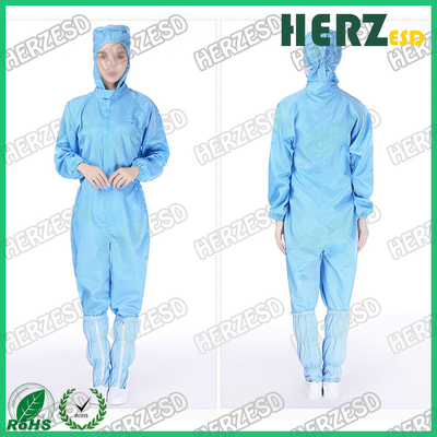 Costume anti-statico per spazi puliti Costume ESD di poliestere Abbigliamento da lavoro Cappotto da laboratorio