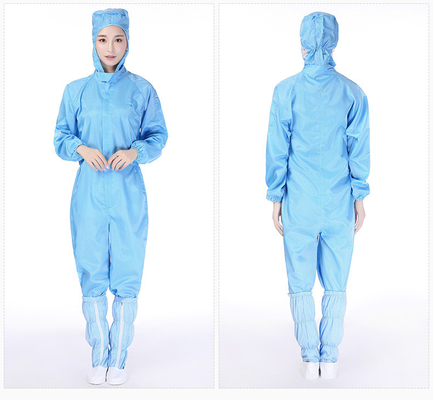 Costume anti-statico per spazi puliti Costume ESD di poliestere Abbigliamento da lavoro Cappotto da laboratorio