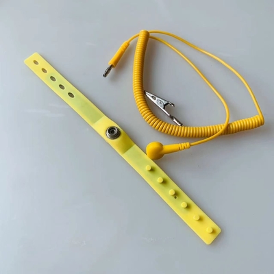 Fascia anti-statica per polso in gel di silice con tempo di dissipazione di 0,1 S