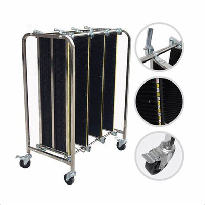 900*675*1300mm Smt Pcb Rack Trolley Regolabile Esd Pcb Storage Trolley Antistatic Esd Pcb Storage Trolley