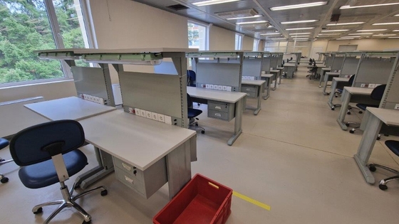 Banchi di lavoro antistatici Stazione di lavoro di controllo statico per sollevamento in altezza