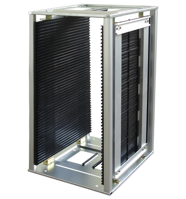 355*320*563mm ESD PCB Magazine Rack Antistatic SMT PCB Storage Cart Per la linea di produzione di PCB