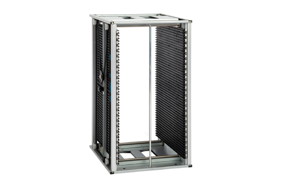 Scaffalature per riviste ESD Scaffalature per PCB anti-statiche SMT Scaffalature per riviste di stoccaggio Scaffalature per metallo base