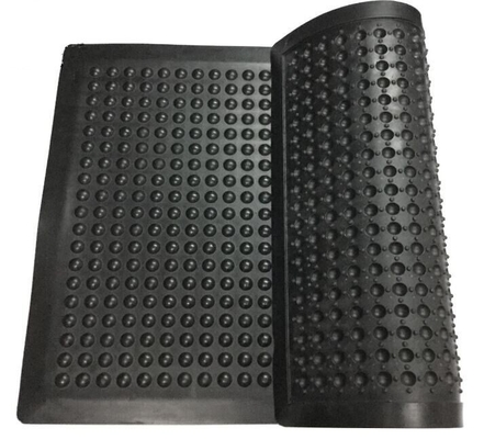 Matera nera anti-affaticamento ESD di gomma industriale Matera anti-affaticamento per pavimenti per laboratori Matera anti-slip