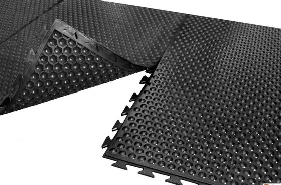 Interlock Anti-affaticamento gomma Mattazione industriale di bolla Matta antislip