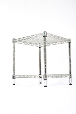 Storage ESD personalizzato 4 strati scaffale carrello di cartoni con maglia di filo