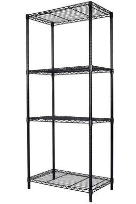 Storage ESD personalizzato 4 strati scaffale carrello di cartoni con maglia di filo
