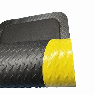 Matto per pavimenti in PVC a superficie di diamanti industriali Matti anti-affaticamento
