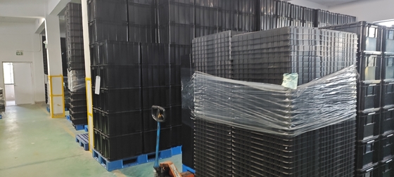Contenitore di stoccaggio 400x300mm Cassa di stoccaggio in plastica industriale ESD impiallacciata