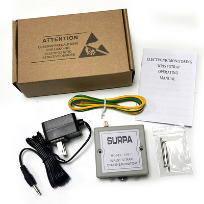 Monitor di alta qualità ESD SURPA 518-1 con cinghia antistatica per polso