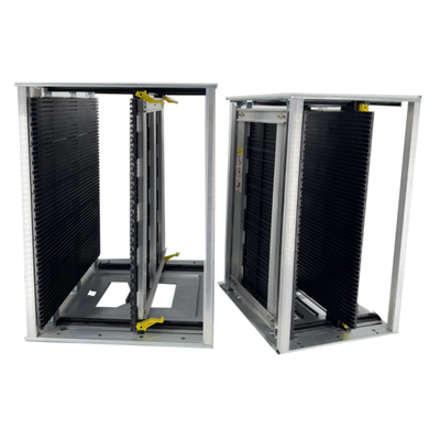 ESD Magazine Rack Gear Belt regolabile 460*400*563 Pcb Magazine per la linea SMT
