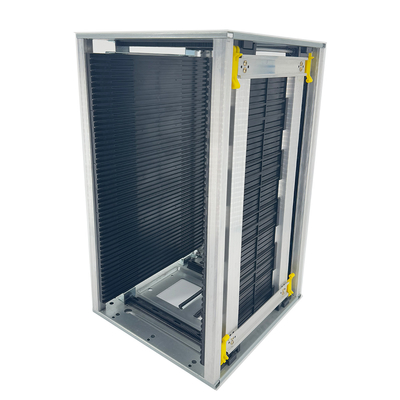 Rack per riviste per PCB conduttivi con rotaia regolabile di sicurezza statica