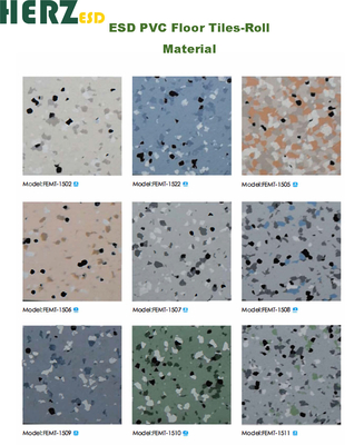 Piastrelle in PVC antistatiche per pavimenti ESD