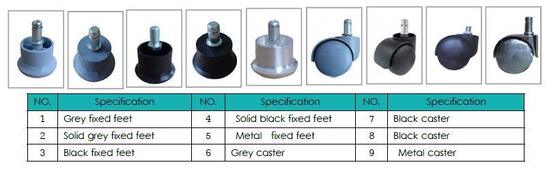 Scaffale rotante in cuoio antsiatico con poggiapiedi
