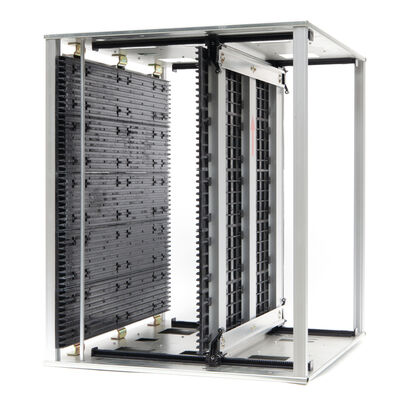 Regolazione della traccia degli ingranaggi ESD PCB Magazine Rack Anti-statico SMT PCB Storage Rack