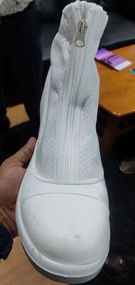 Calzature di sicurezza ESD per piedi in acciaio Scarpe antistatiche per sale pulito Semiconduttori elettronica produzione e luoghi di lavoro industriali