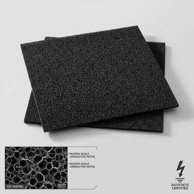 Inserta di schiuma ESD conduttiva Black Die Cut Anti Static EVA Foam Inner Packaging Cushion per la spedizione di schede PCB IC