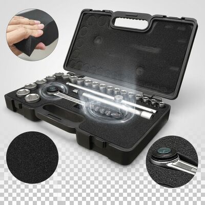 Pad di inserimento di schiuma ESD antistatico personalizzato ad alta densità EVA IXPE adesivo con rivestimento per l'imballaggio di custodie elettroniche