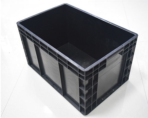 Casella di contenitore di rifiuti Esd Casella di attrezzi in plastica Esd Casella di PVC in PP antistatico nero