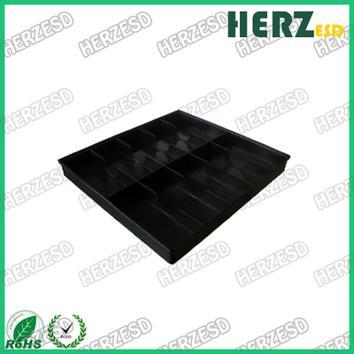 Contenitore di stoccaggio per PCB nero Contenitore ESD antistatico in plastica in PP Contenitore ESD conduttivo