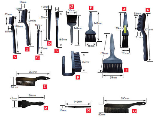 IEC 61340 ESD Strumenti di scarica elettrostatica a spazzola in nylon
