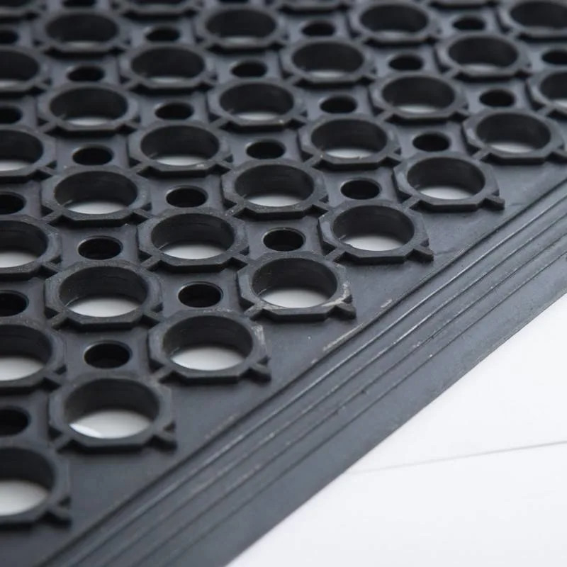 ESD Matte nera anti-affaticamento Matte anti-affaticamento industriale Commerciale fabbrica cucina pavimento