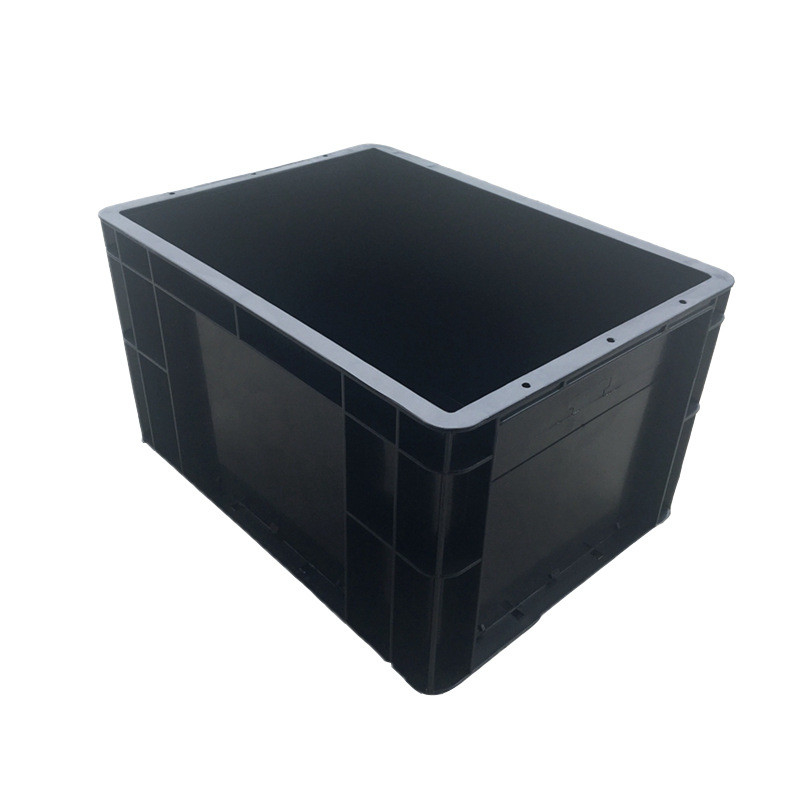 Casella di contenitore ESD Casella di utensili in plastica Esd Casella di PVC in PP antistatico nero per PCB
