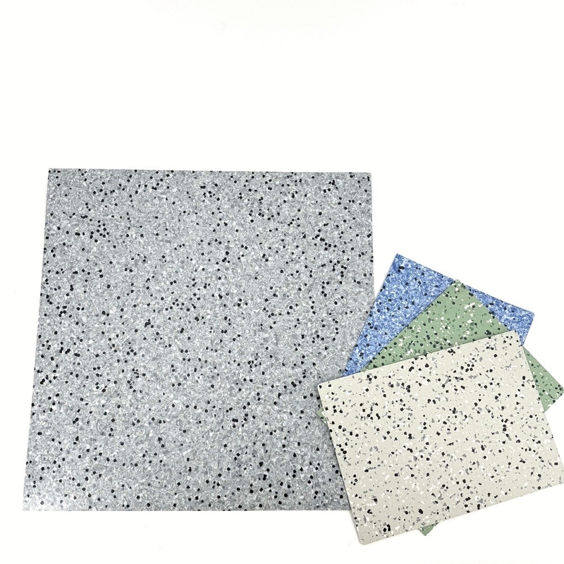 Piastrelle per pavimenti in PVC conduttive vinile antistatiche multicolore in PVC ESD per la stanza pulita