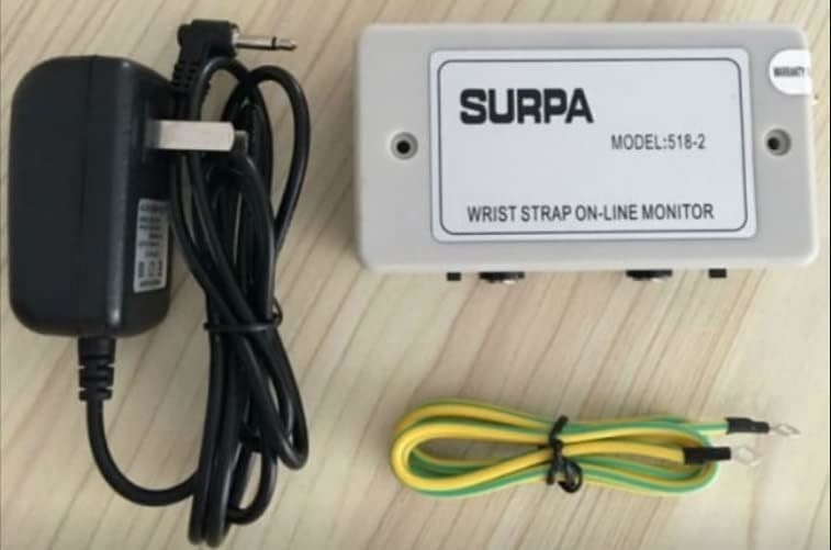 ESD SURPA 518-2 ESD Testatore di cinghiale di polso / Monitor di cinghiale di polso antistatico online