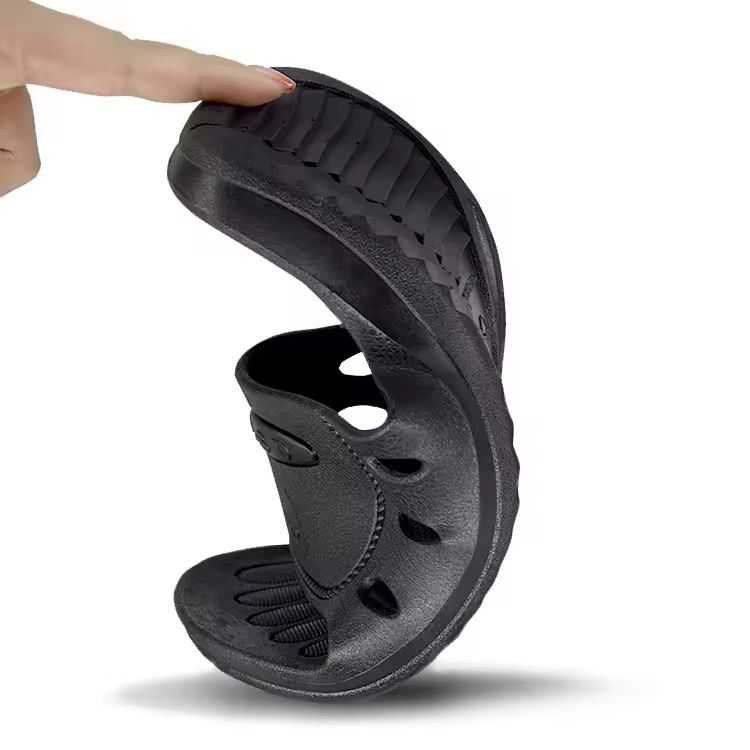 Fabbrica ESD Anti statico SPU Scarpe da ginnastica nero 6 buchi Sala pulita Laboratorio Sicurezza Comodo Anti-slip