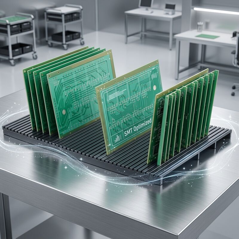 Carrello ESD Regolabile per Stoccaggio PCB per Schede a Circuito Anti-Statico per Uso Intensivo